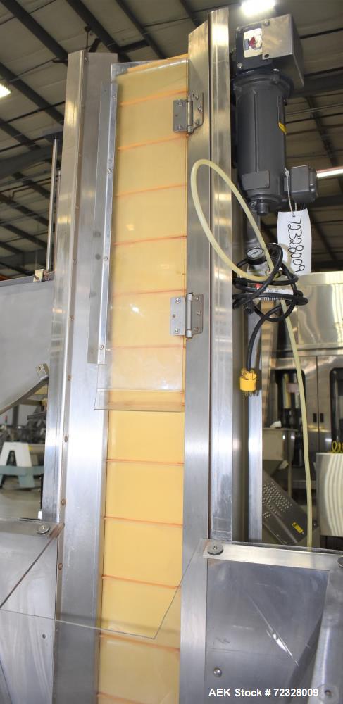 Used E-Pak Automatic Inline Quill Capper with Integrated Cap Elevator/Sorter.